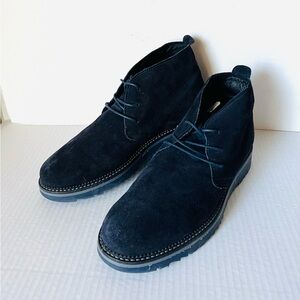 Florsheim Sz US 9/ EU 40 Black Suede BootsItaly